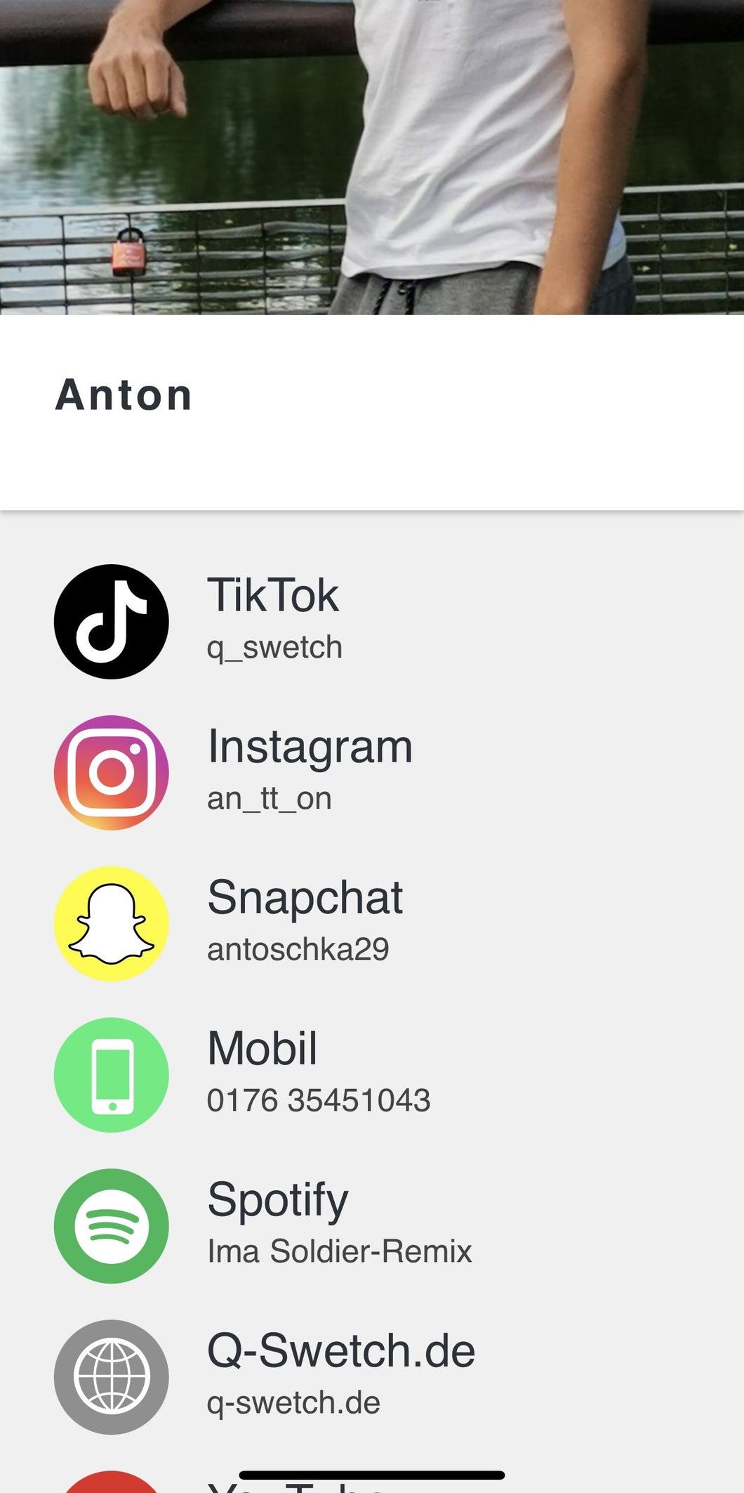 Social Media QR Code ändern